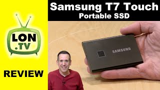 Samsung T7 Touch Portable SSD Review  Secures with a Fingerprint [upl. by Glennon382]