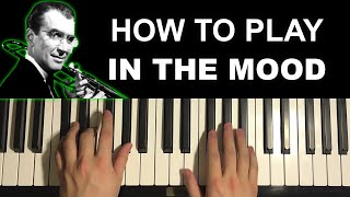 How To Play  Glenn Miller  In The Mood Piano Tutorial Lesson [upl. by Shaughnessy]