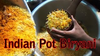 Pot Biryani Parcel Video  Rajahmundry Street Food  Indian Pot Biryani [upl. by Panter979]