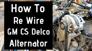 Alternator wiring gm [upl. by Ilario]