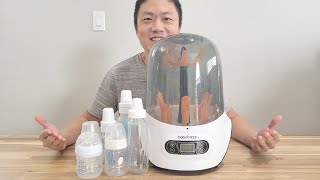 How To Use Baby Brezza Baby Bottle Sterilizer and Dryer [upl. by Ally467]