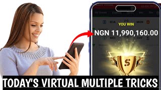 Sportybet Instant Virtual Latest Tricks Multiple Updates Over 105 Odds [upl. by Gregorius]