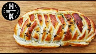 Stilton mushroom spinach and brandy Wellington [upl. by Bergin]