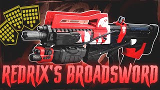 Redrix Broadsword is FINALLY Insane  BUT You Cant Get it Bungie Fix This [upl. by Jacey]