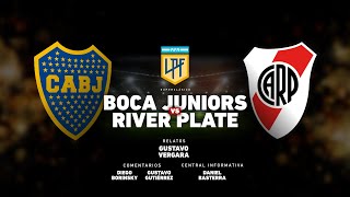 BOCA vs RIVER  Liga Profesional  Cadena 3 Argentina EN VIVO [upl. by Reinert]