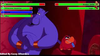 Aladdin 1992 Final Battle with healthbars [upl. by Salvucci]