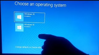 Windows How to remove On Volume 3 windows 10 boot options [upl. by Grantley531]