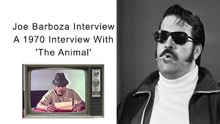 Joe Barboza  A 1970 Interview With The Animal [upl. by Jehiah]