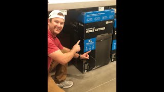 INSTALLING THE CHEAPEST 500 WATER SOFTENER FROM LOWES [upl. by Gazo]