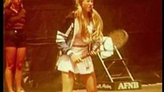 Chris Evert wins the 1980 US Claycourt Championships Jaeger Goolagong [upl. by Aicele]