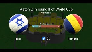 HT LIVE CM R2M2 ROMANIA  ISRAEL [upl. by Ranee]