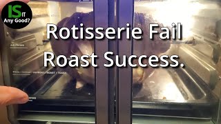 Kalorik Maxx Air Fryer Rotisserie fail Roast Successful [upl. by Gerstein]