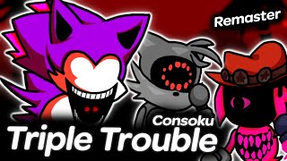 Triple Trouble V2 Consoku  Friday Night Funkin [upl. by Einafats]