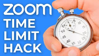 Zoom 40 Minute Limit Restart Hack [upl. by Daeriam135]