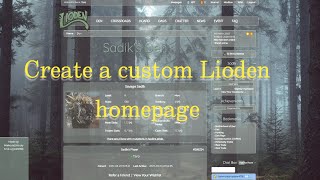 How to get a free Lioden home page Css [upl. by Fae584]