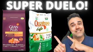 Ração GRAN PLUS GOURMET vs QUATREE LIFE  SUPER DUELO das Premium Especiais [upl. by Limann]