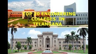 Top 20 engineering colleges in telangana [upl. by Ecyaj213]