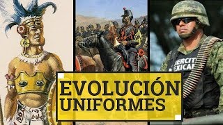 Evolución del Uniforme del Ejército Mexicano En 2 minutos [upl. by Amjan]