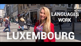 LUXEMBOURG STEET TALK LANGUAGES WORK [upl. by Gabi493]