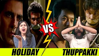 Thuppakki VS Holiday Shocking Terrorst Capture Hospital Scene Reaction  Thalapathy Vijay Vs Akshay [upl. by Simonetta]