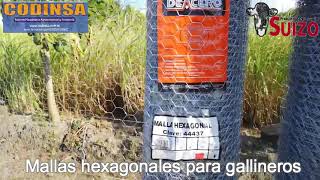 Mallas hexagonales para gallineros [upl. by Yebloc]