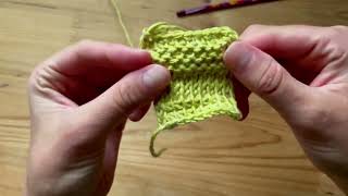 Tunisian Crochet For Absolute Beginners Terms Stitches and Bind Off [upl. by Wahkuna285]