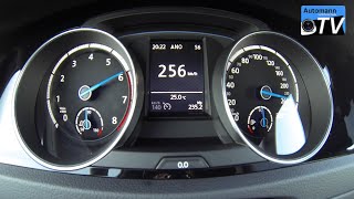 2015 Volkswagen Golf 7 R 300hp  0257 kmh acceleration 1080p [upl. by Cavallaro]