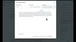 Demo Generative AI Translating content in Contentful Studio [upl. by Leboff]