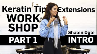 How To Do Hair Extensions Fusion Extensions Tutorial [upl. by Layney874]