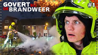 IK WERD VOOR 30 DAGEN EEN BRANDWEERMAN  GOVERT BIJ DE BRANDWEER 1 [upl. by Niobe390]