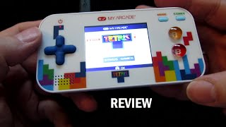 My Arcade Tetris Portable Video Game System Review LPOS [upl. by Ahtram]