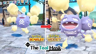 How To Evolve Koffing Into Weezing In Pokemon Scarlet amp Violet DLC  The Teal Mask [upl. by Gibb]