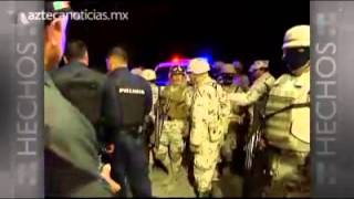 Militares agreden a policías municipales de Tijuana [upl. by Apollo981]