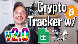 Crypto Portfolio Tracker on Google Sheets v20 [upl. by Marala116]