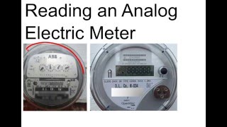 Reading an Analog Electric Meter amp Calculate Usage and Cost [upl. by Corrianne]