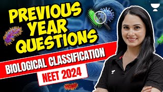 Biological Classification  Previous Year Questions  NEET 2024  Gargi Singh [upl. by Annairdna20]