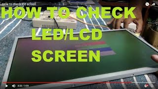 How to check lcd screen [upl. by Theressa]