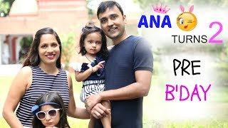 Ana Turns 2  PreBirthday Preparations Vlog  ShrutiArjunAnand [upl. by Harbour]