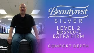 Beautyrest Silver Level 2 BRS900C Extra Firm Mattress Comfort Depth 3 [upl. by Krm272]