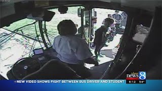 VIDEO Fight between Rapid bus driver and student [upl. by Diskson]