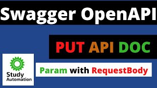 How to write Swagger API Doc for PUT Request  OpenAPI 30 [upl. by Sedlik]