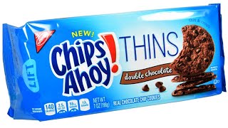 Chips Ahoy THINS Double ChocolateUnwrapping [upl. by Quill212]