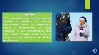 EL REPORTAJE Y SUS CARACTERÍSTICAS  Tipos de reportajes [upl. by Sarkaria]