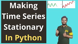 Making time series stationary In Python  How to make time series stationary in Python [upl. by Chiles]