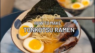 Tonkotsu ramen recipe  Instant pot  First time [upl. by Eeniffar398]