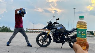 BMW G310 GS Real Mileage Test [upl. by Lalita83]