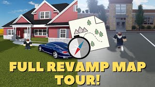 Full Revamp Map Tour All BuildingsRoads  Greenville Roblox [upl. by Nuajed898]