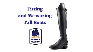 Tips On Fitting And Measuring Tall Boots [upl. by Gilbart698]