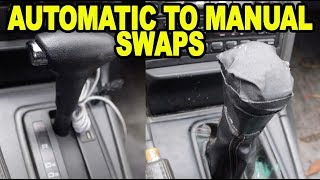 Automatic to Manual Transmission Swaps Is It Worth It [upl. by Etsyrk]