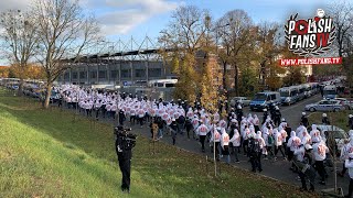 ŁKS podchodzi pod stadion Widzewa 24102021 r [upl. by Jemy226]